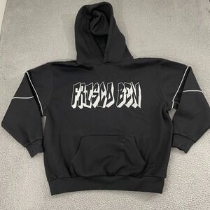 FB County Graffiti Hoodie L Black Frisco Ben Heavyweight Chicano Streetwear